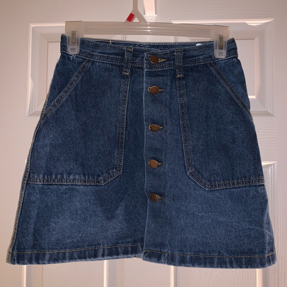 NWOT XS  denim skirt